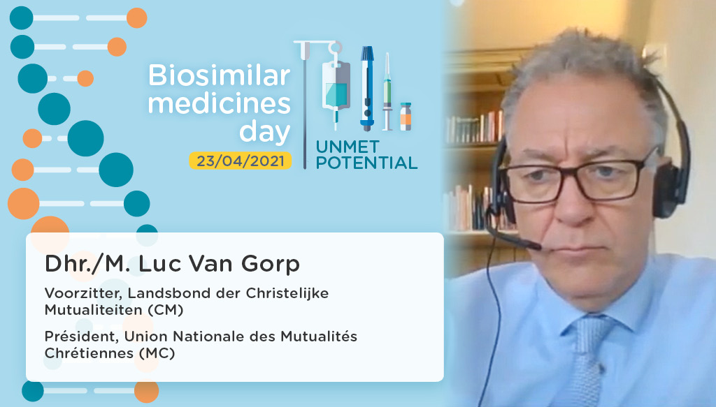 Medaxes biosimilar medicines day 2021 - Luc Van Gorp, CM